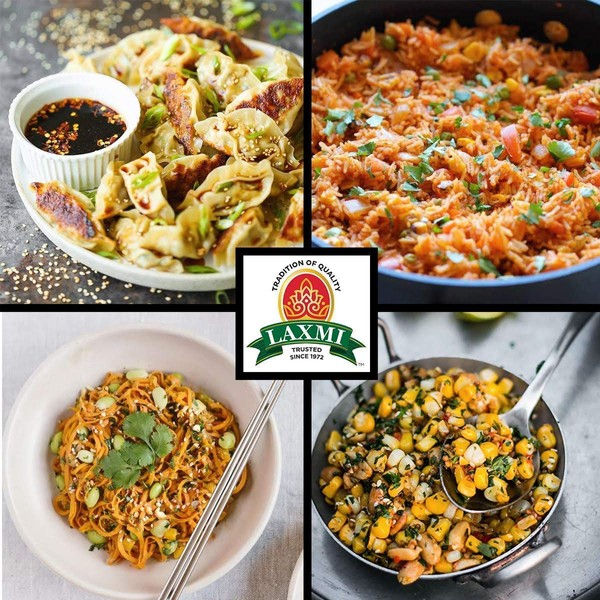 Laxmi Brand, Extra Long Grain Basmati Rice, Free Saffron Included,