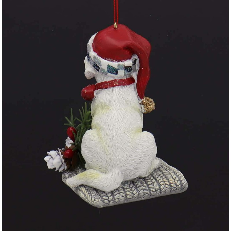 Kurt Adler Labrador Retriever Puppy on Bed Ornaments Set 9.5