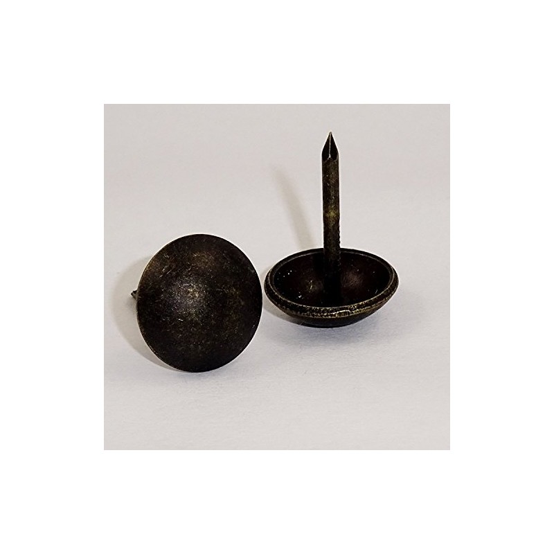 Decotacks Upholstery Tacks, Heavy Duty Furniture Nails 7/16" - 100