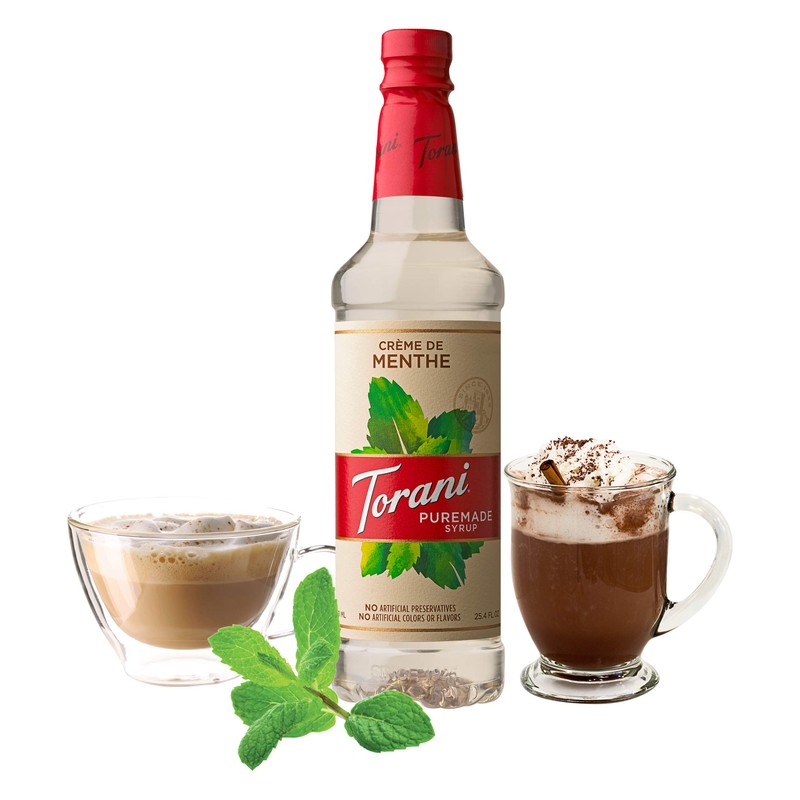 Torani Puremade Syrup, Crème de Menthe, 25.4 Ounces
