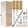 JAXYOOM Bifold Door Hardware Kit 30in for Closet
