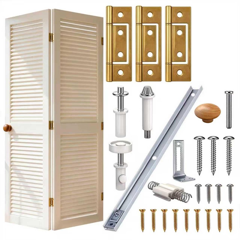JAXYOOM Bifold Door Hardware Kit 30in for Closet