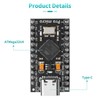 YELUFT 1pcs Pre-Soldered Pro Micro ATMEGA32U4 5V 16Mhz Development Board