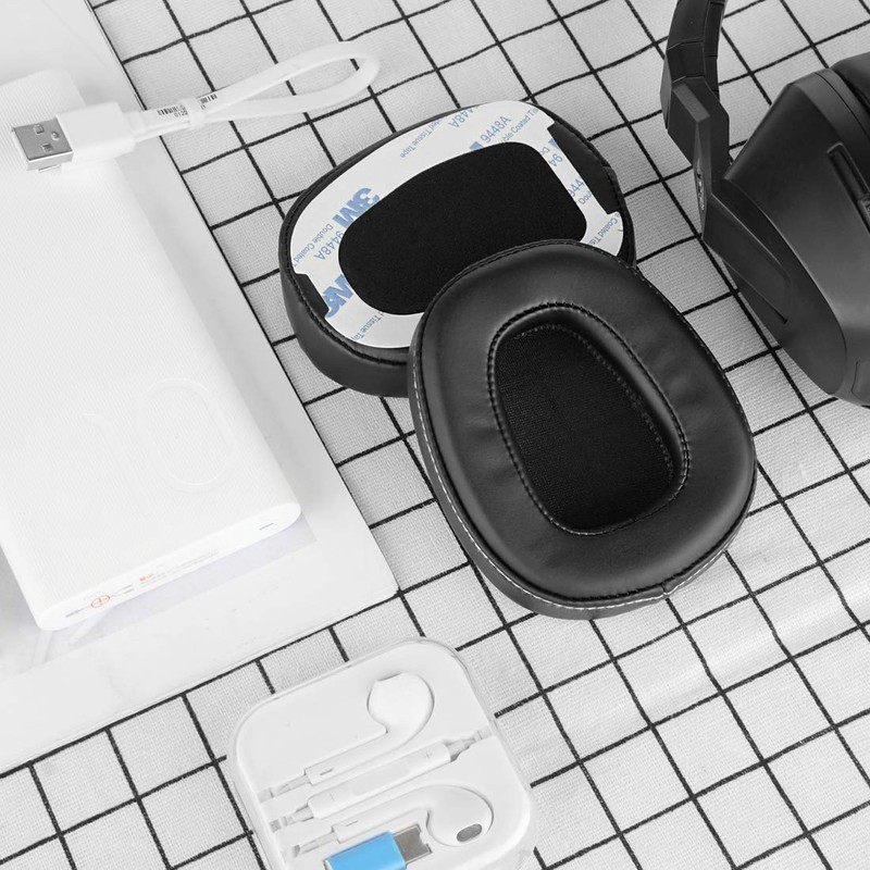 Geekria QuickFit Protein Leather Replacement Ear Pads for SkullCandy Crusher