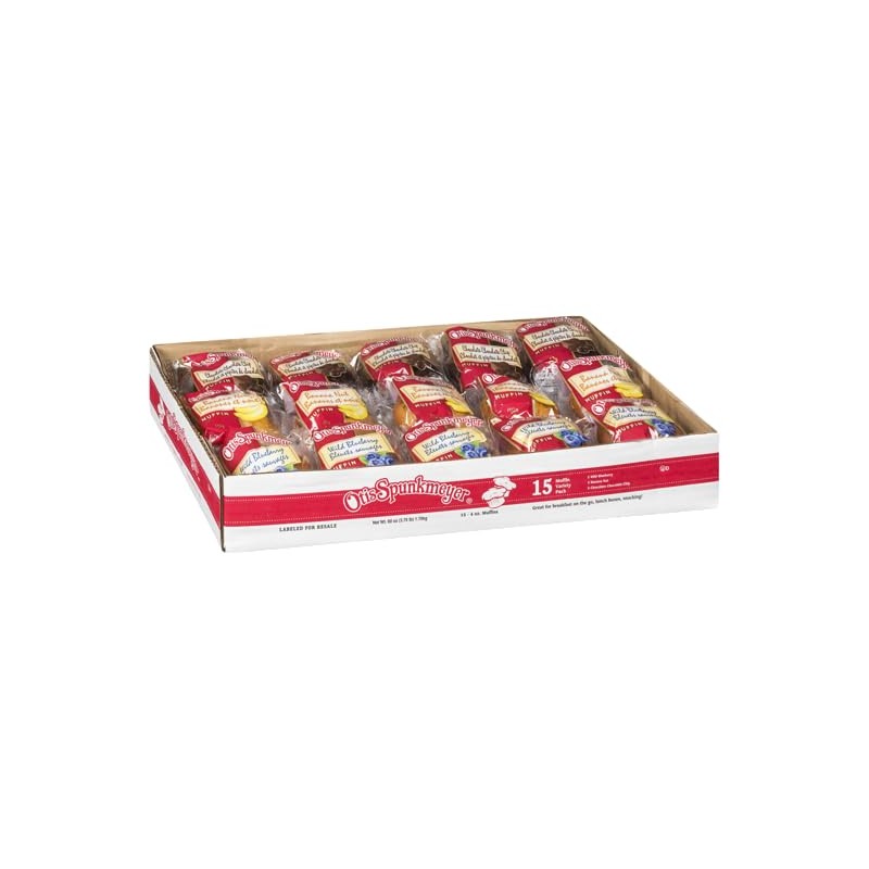 Otis Spunkmeyer, Assorted Muffins, (15 ct., 4 oz.per muffin), Blueberry,