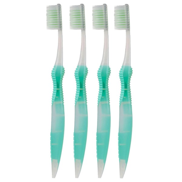 Sofresh Flossing Toothbrush - Adult Size | Your Choice of Color | (4, Teal)