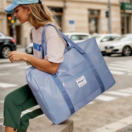 zhtangrui Backless Booster Seat Travel Bag for Airplane - Durable Car Seat Cover & Carrier for Easy Airplane Travel (blue)