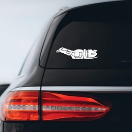 Bargain Max Decals - Firefly Class Serenity Ship Sticker Decal Notebook Car Laptop 8" (White)