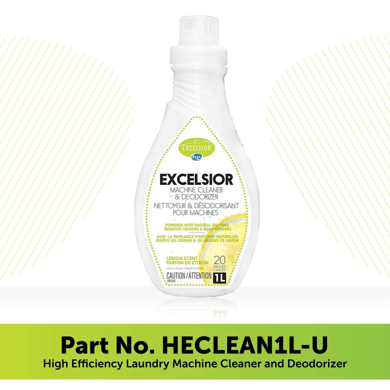 Excelsior HE Washing Machine Cleaner and Deodorizer, Removes Odors &