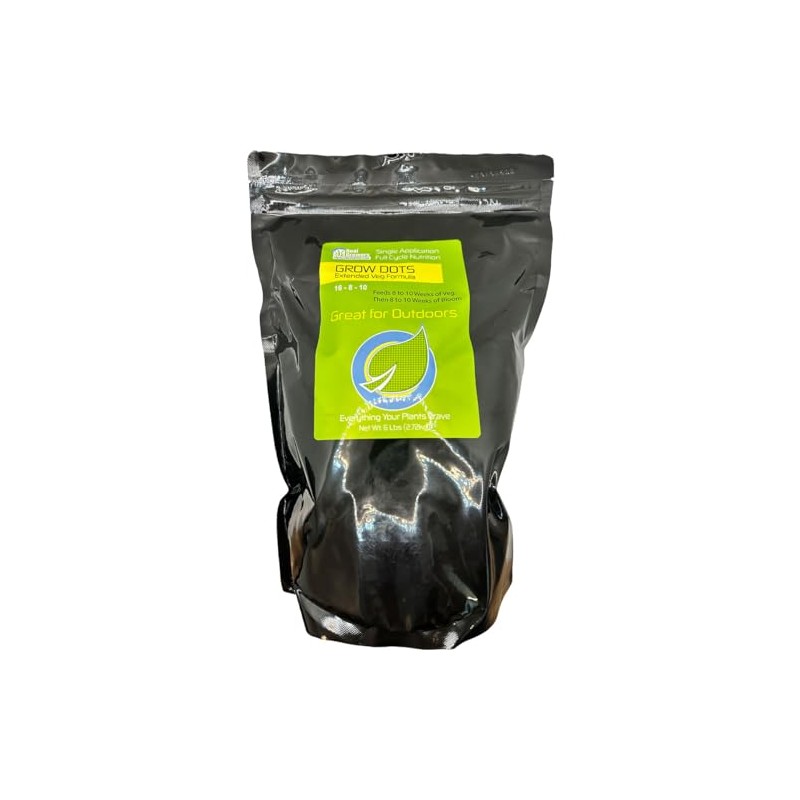 Grow Dots Extended Veg Plant Food, Single-Application, Programmed-Release Plant Nutrient