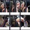 Funda Para Volante Perforada Negro Piel Genuina De 38cm