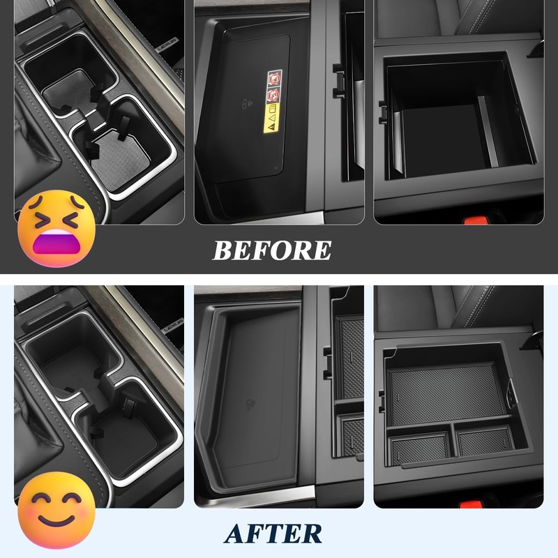 BIBIBO 3Pack for 2024-2026 Lexus GX 550 Center Console Organizer