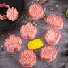 8 Pieces Flower Cookie Cutter Flower Shaped Cookie Mold Plastic