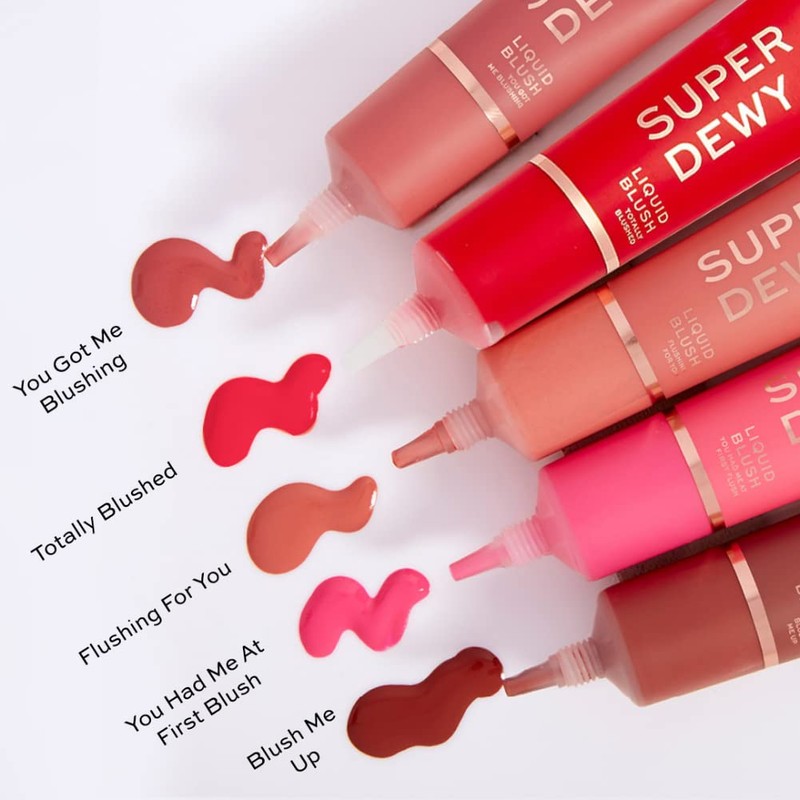 Makeup Revolution, Superdewy Liquid Blusher, You Got Me Blushing, 15