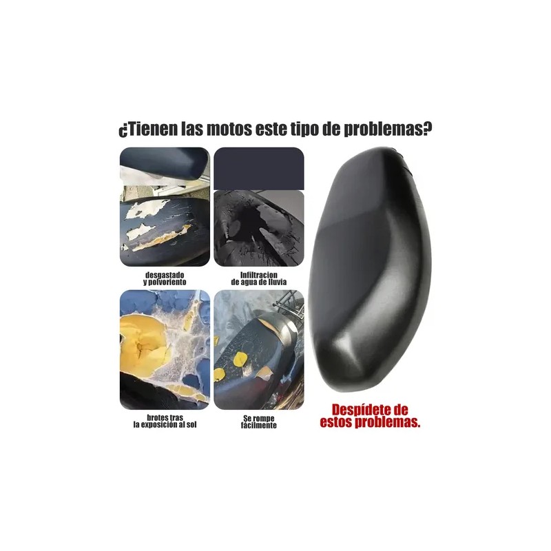 Funda De Asiento Moto Impermeable Para Motocicleta