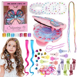 Libershine Hair Bedazzler Kit with 180 Rhinestones, Hair Glitter Rhinestones Machine for Children and Adults, Creative Hair Diamond Styler for DIY Hairstyles, Hair Accessories & Accessories, Gifts