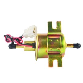 Universal 24V Low Pressure Heavy Duty Gas Diesel Inline Electric Fuel Pump HEP-02A (3-6 PSI) for Motorcycle Carburetor Lawn Mower