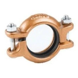 Victaulic QuickVic Rigid Coupling 3" Grooved End Ductile Iron Copper