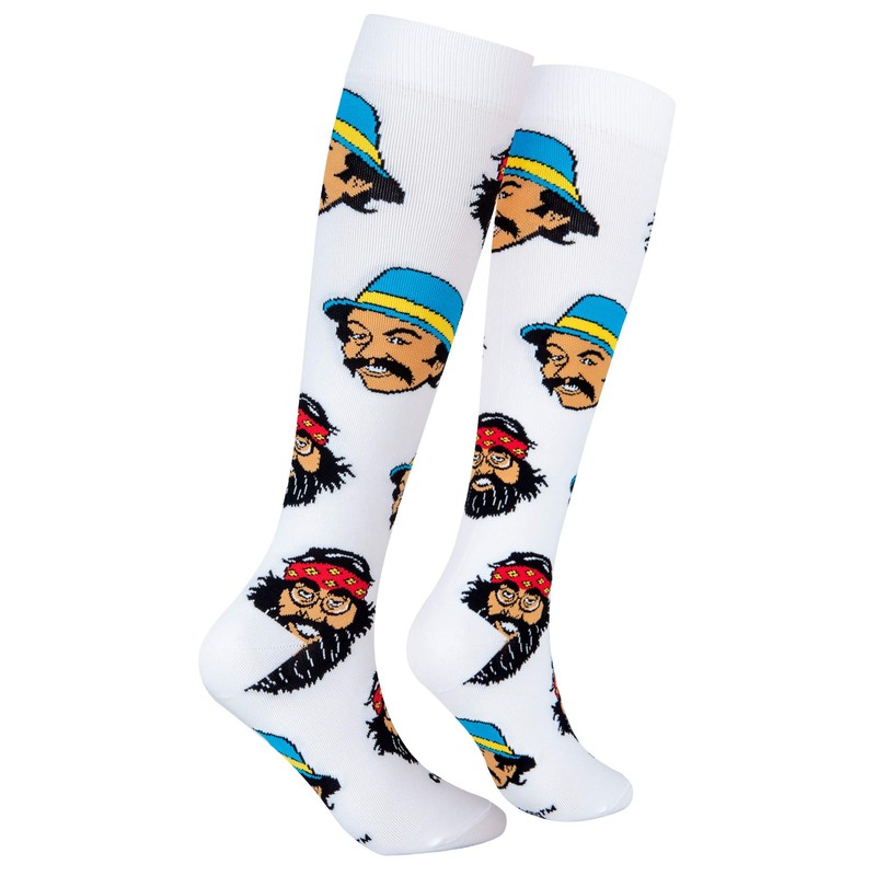 Cool Socks, Womens, Knee High Compression Socks, Cheech & Chong