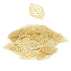 100pcs Gold Metal Hollow Leaf Charms Ornaments Pendants Hollow Tree