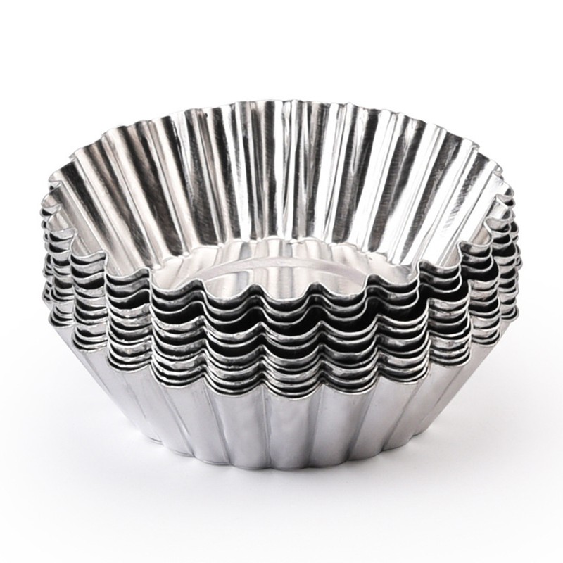 20/50pcs Egg Tart Mold Non Stick Baking Cups Heat Resistant