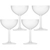 Drinique Unbreakable Coupe Champagne Glasses (Set of 4) 8oz Classic