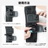 TELESIN 360 Rotating Backpack Clip Backpack Mount Backpack Strap Holder