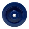 ICONCASTERWHEELS 5" x 1.25" Solid Blue Polyurethane Stainless Steel Casters