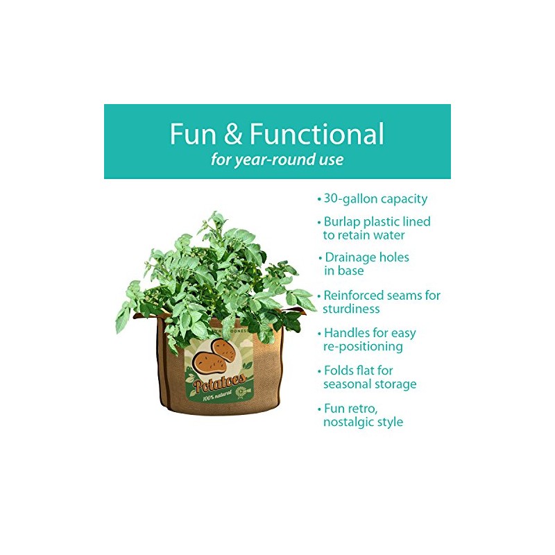 PANACEA PRODUCTS 30 gallon Grow Bag Potatoes - 84388