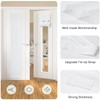 HOMEIDEAS Blackout Linen Sidelight Curtains for Front Door, Side Door