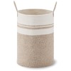 VIPOSCO Large Laundry Hamper, Tall Woven Rope Storage Basket for
