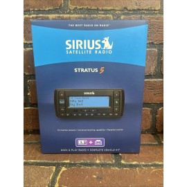 Sirius Dock Play + Complete Vehicle Kit Satellite Stratus 5 Radio SV5TK1