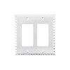 Nostalgic Warehouse 719906 Egg and Dart Switch Plate with Double