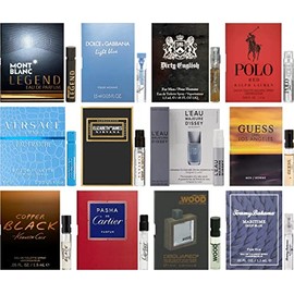 Cologne Designer Fragrance Samples for Men - Sampler Lot x 12 Vials (2)