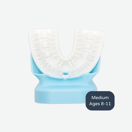 Willo Opticlean Mouthpiece for use with AutoFlo Plus Toothbrush, Replace Every 3 Months - White, Medium (Kids Ages 8-11 Years)