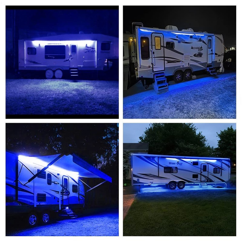 25FT RV Underglow Led Lights Kit, 12V Camper Underbody Lights