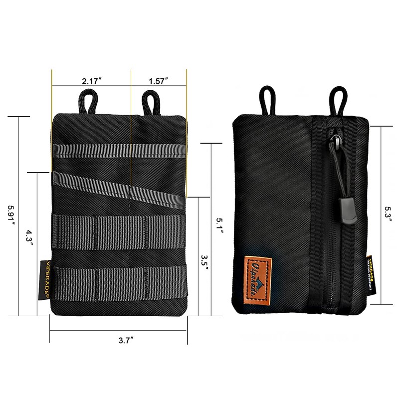 VIPERADE VE3 EDC Tool Pocket Organizer,Small EDC Pocket Organizer Pouch