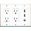 RiteAV Power Outlet x 2 and 2 HDMI 1 Coax