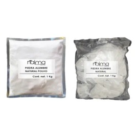 Piedra Alumbre 2kg (1kg En Polvo + 1 Kg Piedra)