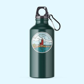 Squiddy Massachusetts - Vinyl Sticker Decal for Phone, Laptop, Water Bottle (3" Wide)