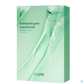 Jungmun 김정문 알로에 피토 그린 앰플 마스크 팩 미백 10매 Kim Jung Moon Aloe Phytogreen Ampoule Mask Pack Whitening 10 Sheets