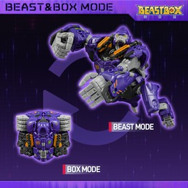52TOYS BEASTBOX BB-70 NEO GIO Deformation Toys Action Figure, Converting Toys in Mecha and Cube, Perfect Birthday Party Gift for Teens and Adults