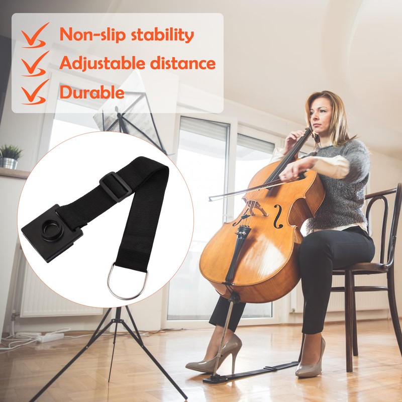 Anti-Slip Cello Pad, Cello Non Slip Mat Pads, Cello Spike