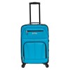 Rockland Pasadena Softside Spinner Wheel Luggage, Turquoise, Carry-On 20-Inch