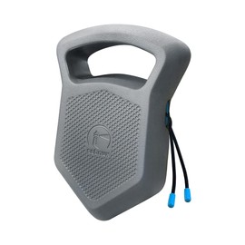 Sebnux Portable Boat Fender Boat Bumper for Docking Portable EVA Pontoon Boat Fender Pontoon Boat Fender Ideal for Fishing Boat, Pontoon Boat, PWC and Jet Ski (Grey Shield Shape 1Pack)