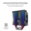 MONTECH NX400 ARGB - CPU Cooler, Single Tower, 4 Advanced