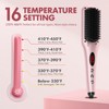 MiroPure 2-in-1 Enhanced Hair Straightener Ionic Straightening Brush Anti-Scald