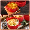 Mimorou 6 Set 7 oz Ceramic Mini Cocotte Set with