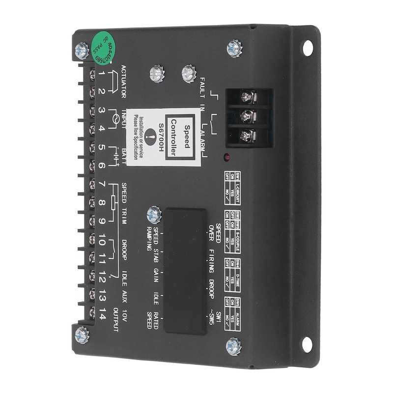 Electronic Generator Speed Controller Panel Diesel Governor Regulator Module 24V