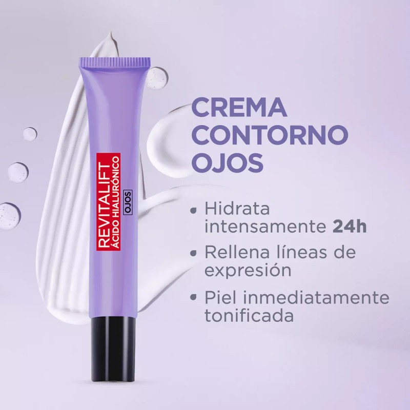 L'Oréal Paris Kit Ácido Hialurónico Serum + Crema Día +